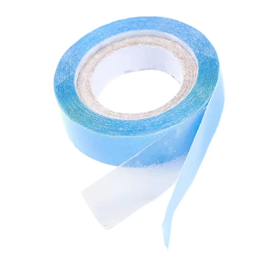 3 Yards Lace Front Tape Double Sided Blue Liner Hair Replacement Tape For Toupee and Wig, Hair Extensions