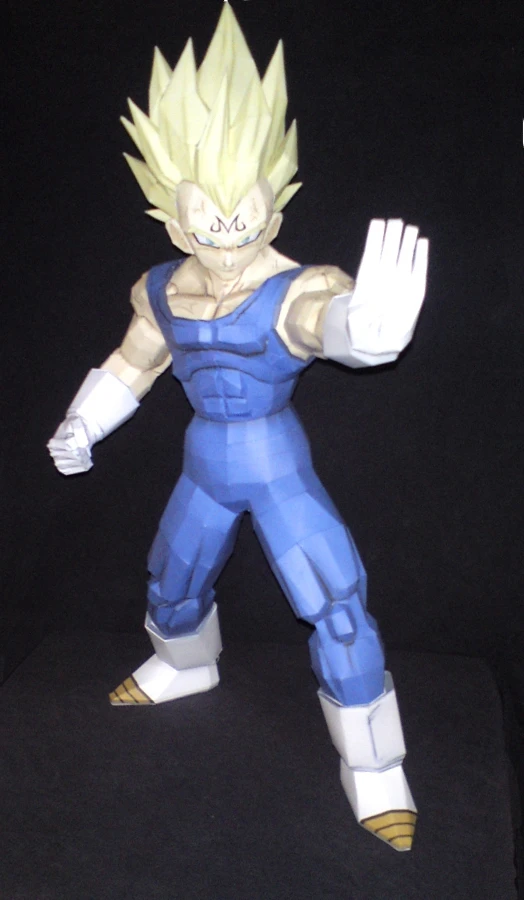 Dragon Ball Demonize Vegeta 3D бумажная модель Diy