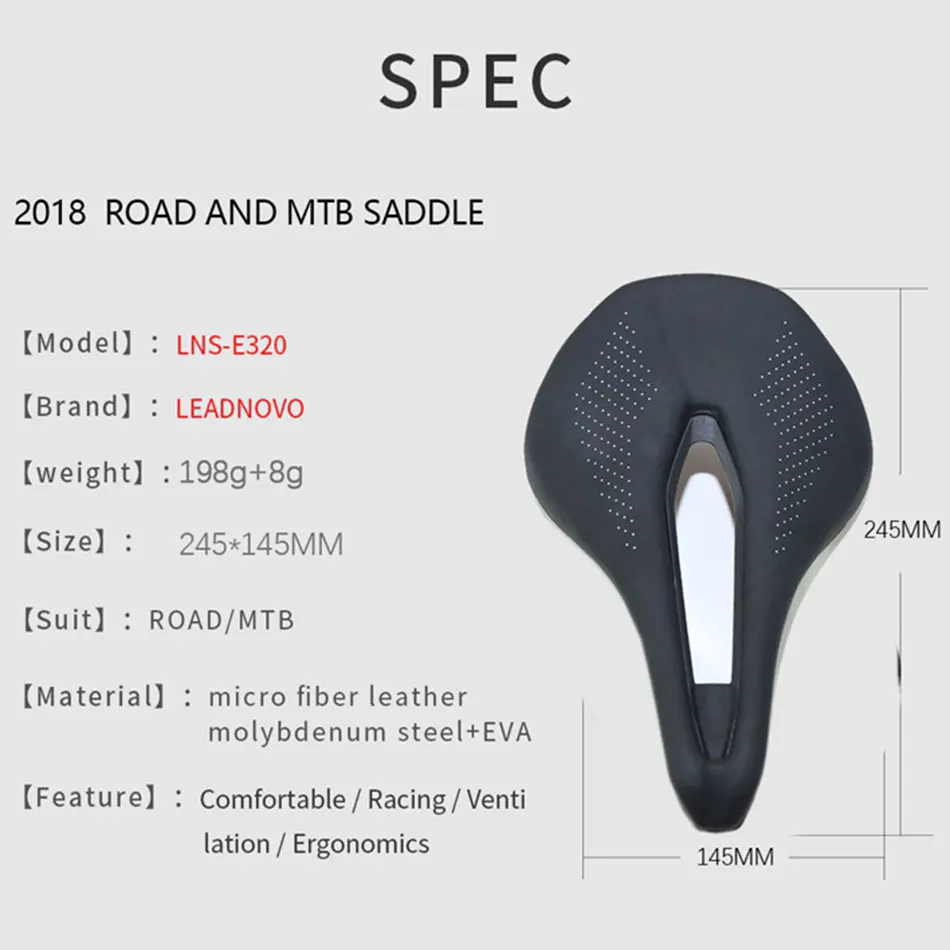 Дышащий MTB дорожный велосипед седло горный велосипед гоночное седло PU мягкое сиденье велосипеда аксессуары