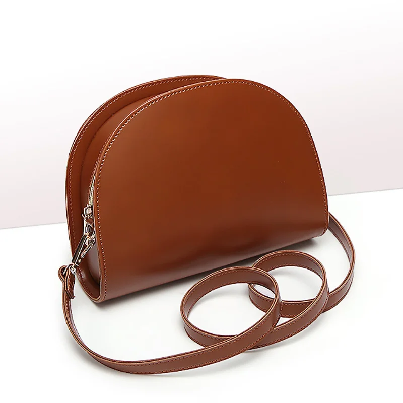 

Fashion semicircle Crossbody Bags for Women 2020 Round Saddle Shoulder Bag Lady Messenger Money Bag Female Cross Body Purse Bags