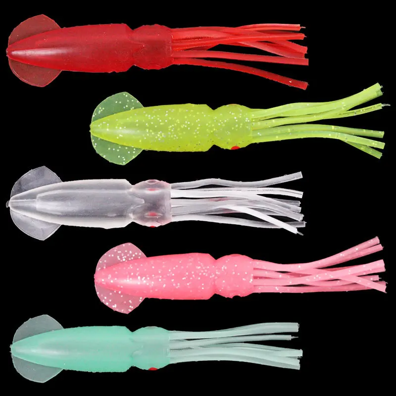 Leurre De Pêche Souple Géant 9,4 Pouces – Poulpe Pour Gabarit Jigging – Lot De 2 Ou 6 Hameçons