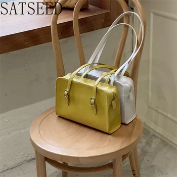 

Simple Retro Style Personality Rectangular Underarm Shoulder Bag Female 2020 New Dream Color Handbag Purses and Handbags