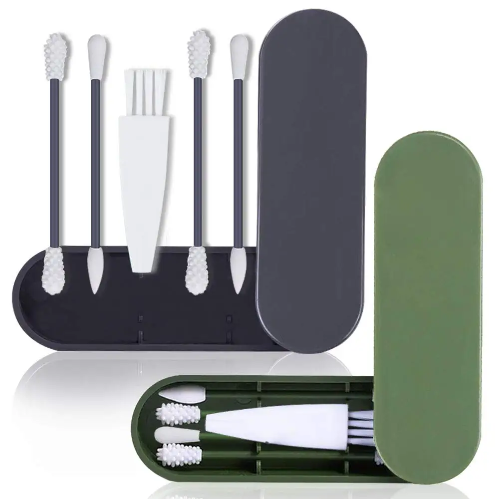 Low Price Buds Makeup Cotton-Swabs Washable Ear-Cleaning Silicone Beauty Travel for with Case 6pcs mmQKMOWj9md