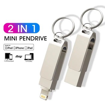 

Metal Pen Drive for iPhone 128GB/256GB USB flash drive 64GB/32GB USB Stick Memory stick for ios device