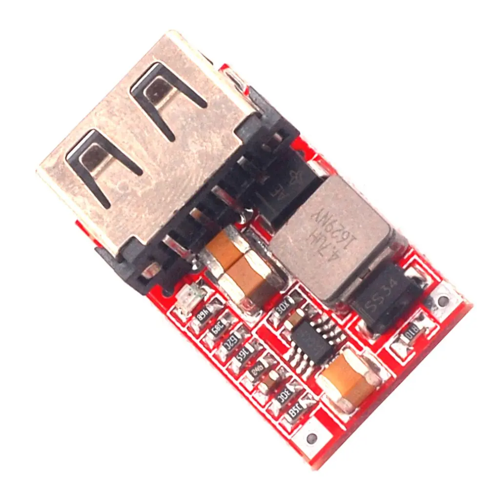 Эффективность 97.5% dc-dc понижающий модуль 6-24V12V24V до 5V3A Автомобильный USB телефон зарядное устройство Автомобиль понижающий модуль