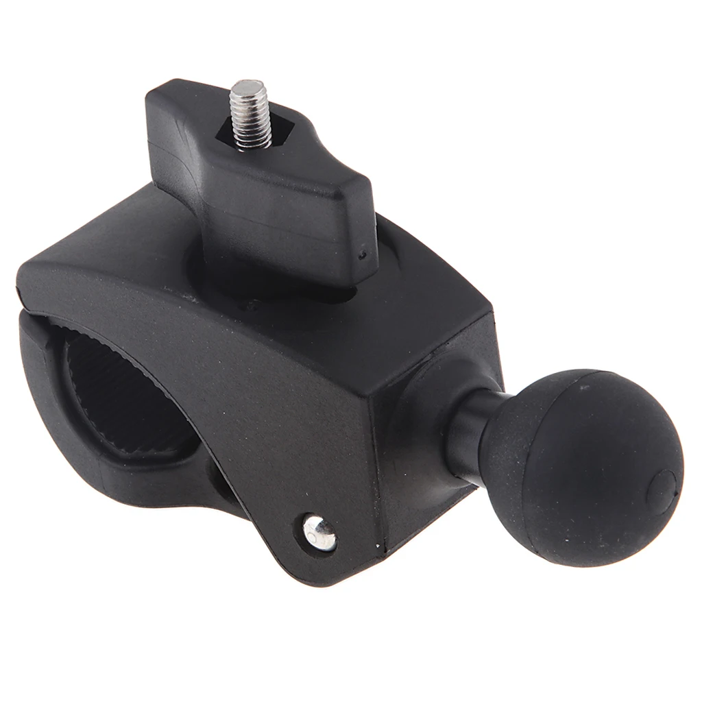 Quick Release Motorcycle Handlebar Clamp 1'' Ball Adapter 16-38mm Tube