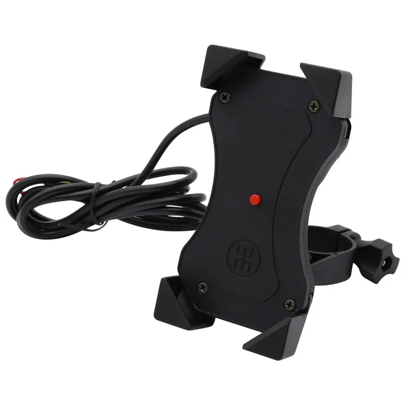 

Держатель для телефона мотоциклетный вращающийся на 360 градусов с зарядным устройством USB