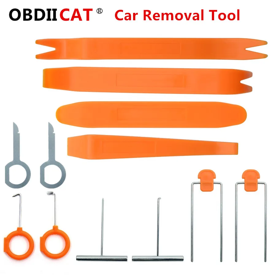 

Car Radio Door Clip Panel Trim Dash Plastic Auto Dismantle Tools Kit Audio Removal Installer Pry Kit Refit Set