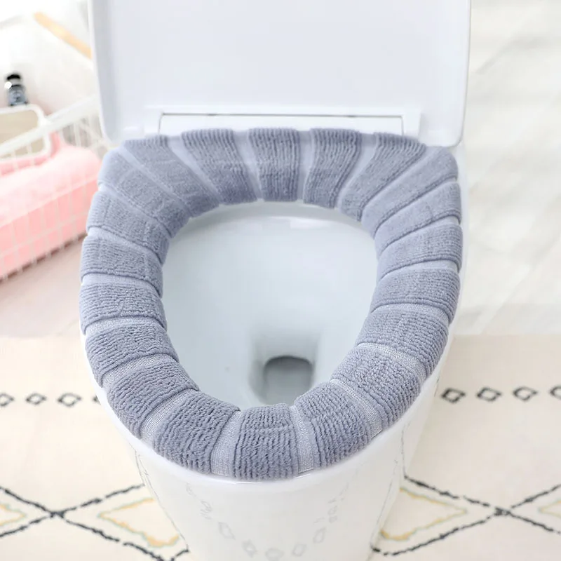 Cushion-Pad Seat-Cover Toilet-Mat Soft Bathroom-Supplies Comfortable Warm Winter Universal