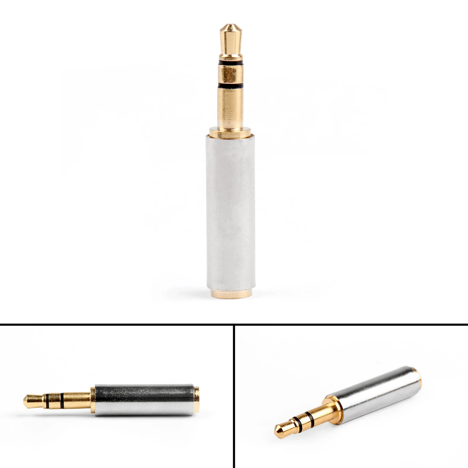 Artudatech 100Pcs 3 5mm Female to 3 5mm Male Plug Stereo Audio Connector For Headphone Adapter Converter Jack Parts