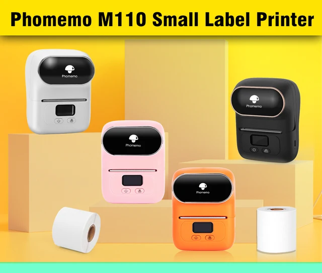 Phomemo M110 Imprimante d'étiquettes Imprimante d'étiquettes