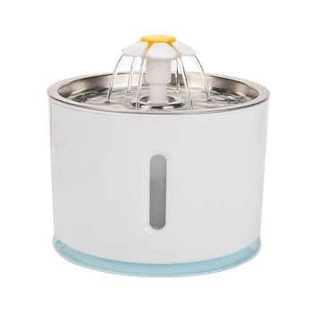 

Automatic Cat Fountain Pet Drinking2.4L Cat Automatic Drinker Water Filter Automatic Cat Drinker With LED Light USB Power Supply