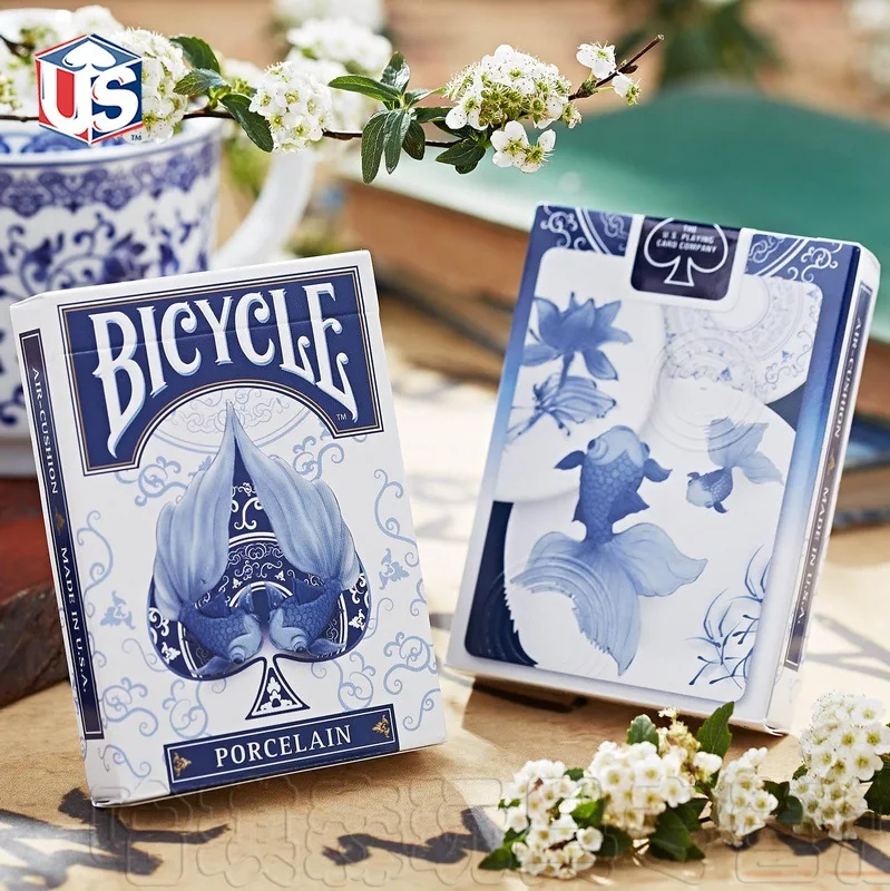 

Bicycle Porcelain Playing Cards Magic Cards Poker Limited Edition Close Up Stage Magic Tricks for Professional Magician