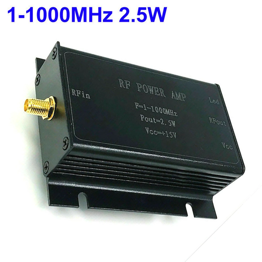 1-1000MHz 2 5 W HF VHF UHF FM передатчик RF усилитель мощности для Ham радио высокое качество
