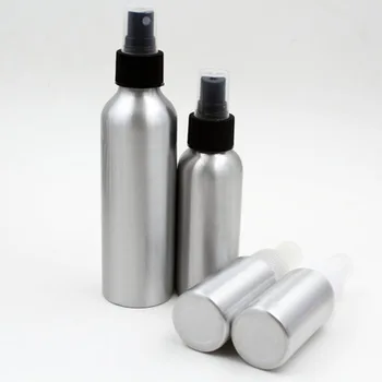 

Makeup Cosmetic package 30ml 50ml 100ml 120ml 150ml 250ml Aluminum Sunscreen spray bottle for Toner Lotion mist spray bottle