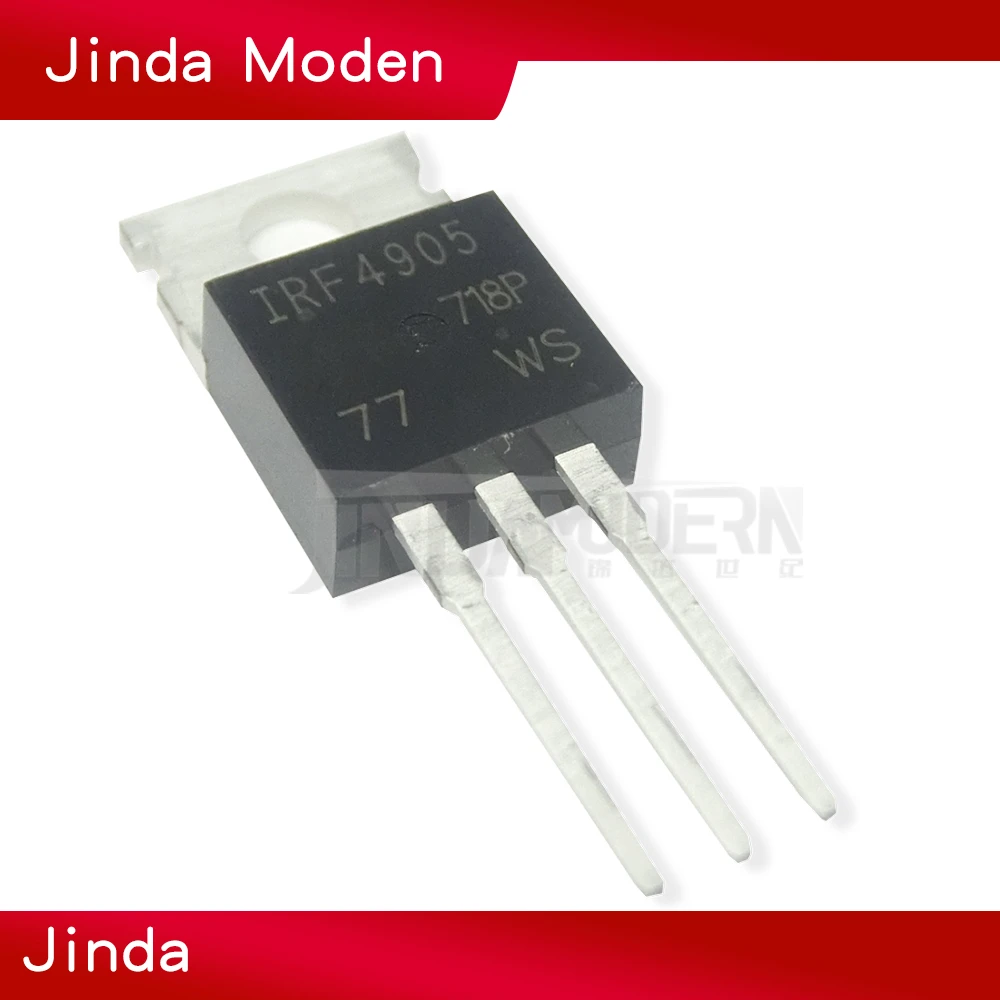 10 шт./лот IRF4905 IRF4905PBF TO 220 Power MOSFET|Интегральные схемы| |