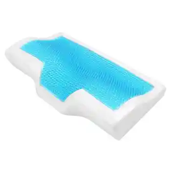 

CSS 1 Pcs Memory Foam Pillow Summer Ice-Cool Anti-Snore Neck Orthopedic Sleep Pillow Cushion+Pillowcover for Home Beddings