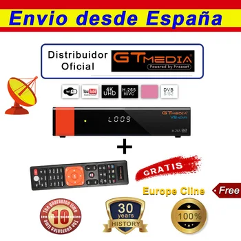 

GTMedia V8 NOVA Satellite Receiver Bult-in WiFi with 1 Year Spain Europe ccam Cline Full HD DVB-S2/S Freesat V9 Super Receptor