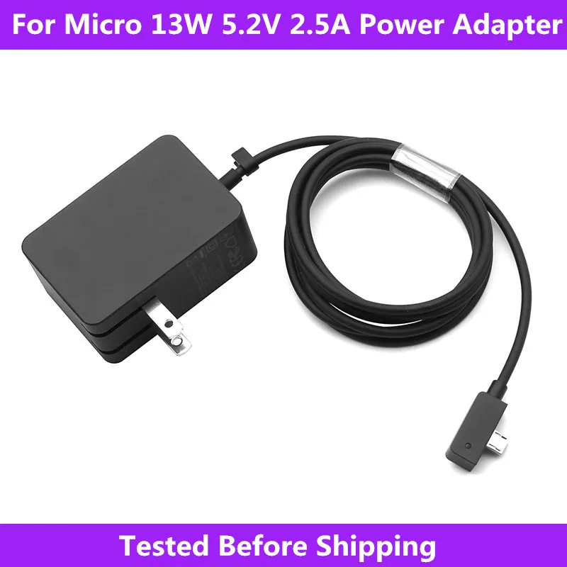For Microsoft Surface 3 1623 1624 1645 Tablet Charger 13w 5.2v 2.5a Power Adapter Usb Charging