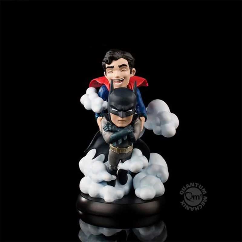 

QMx Version Bat Brother Super Man Full Set Figures Model For Baby Kids in stock Collection