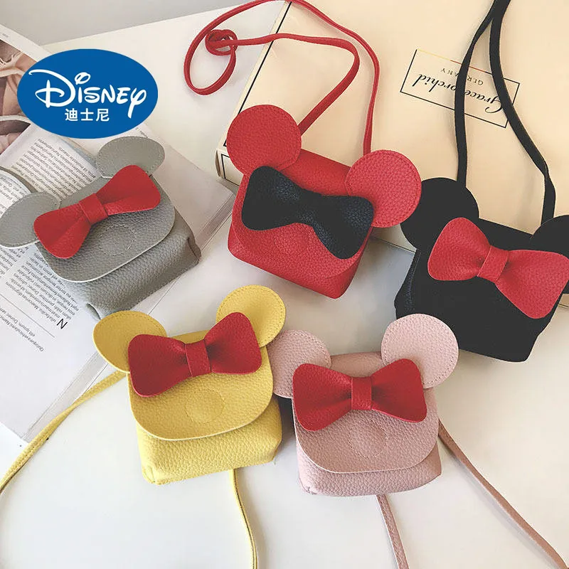 

Disney Mickey Mouse Cartoon Female PU Mini Bag Handbag Leisure Fashion Satchel Shoulder Shopper Lady Handbag Plush Backpack gift