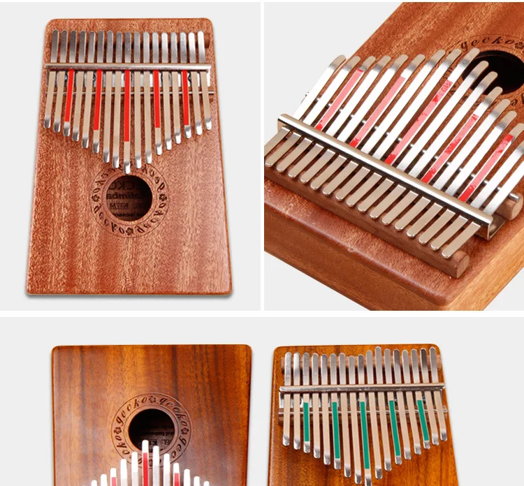 

Thumb Finger Piano Kalimba 17 Sound Finger Piano Beginner High-quality Beginner Portable Instrument Kalimba