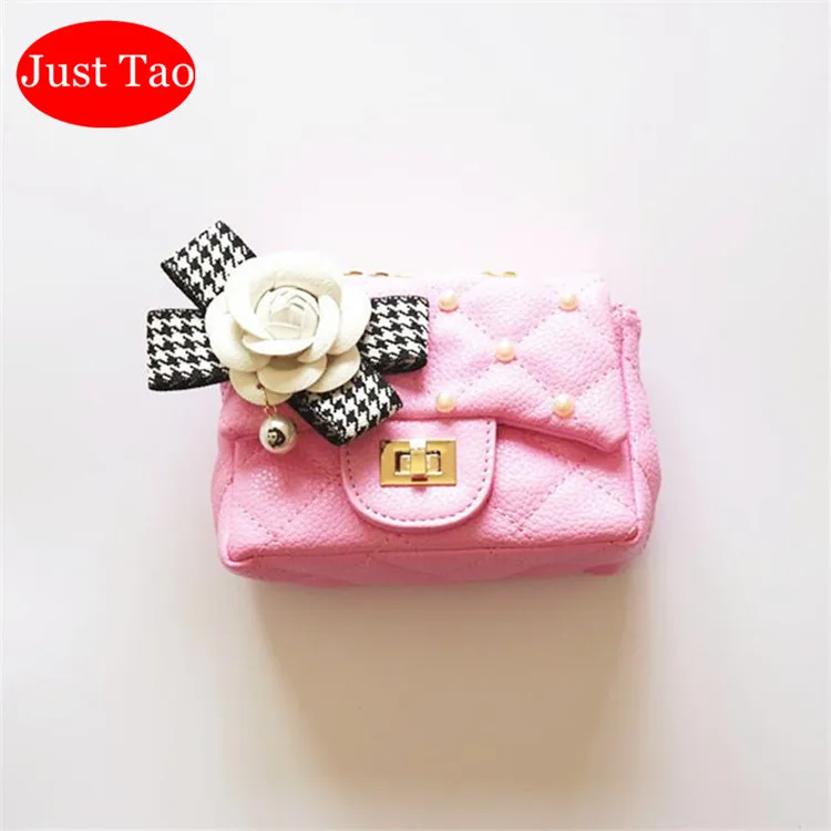 Просто Тао! Детский модный брендовый кошелек для маленьких девочек, маленькие сумки через плечо для девочек, мини-сумки для малышей, сумки с цветами и бусинами, кошельки для монет JT017