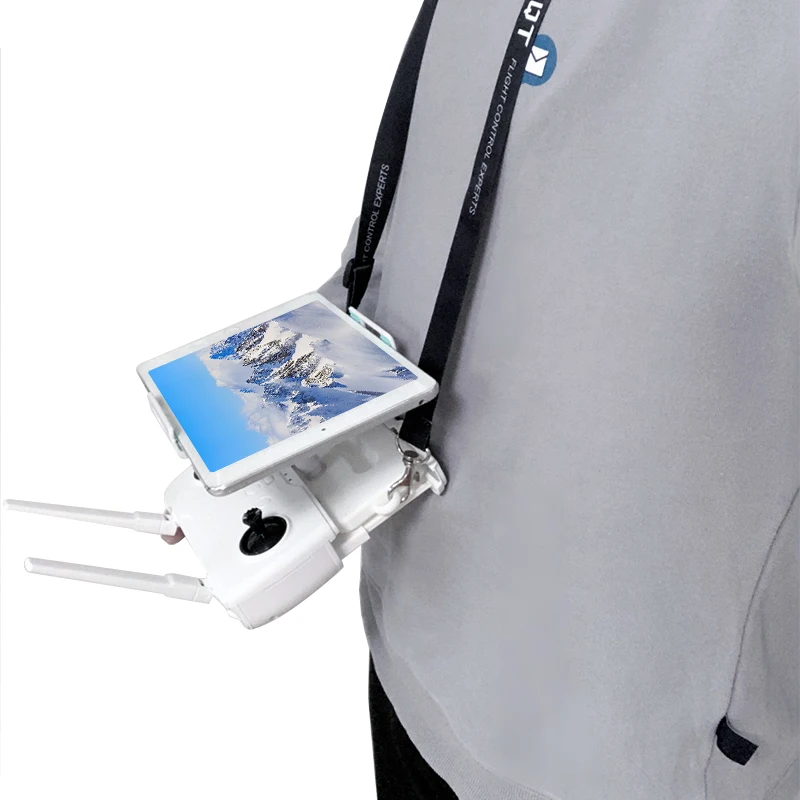 Support extensible tablette/téléphone pour télécommande drone Hubsan Zino