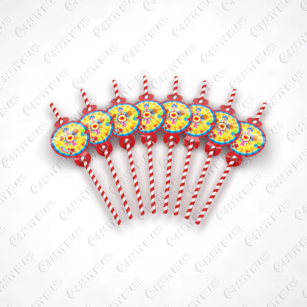 Party Supplies Plim Plim Birthday Party Decoration Clown Baby Shower Cosplay Cake Topper Balloons