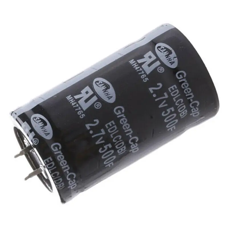 1 шт. Черный 2,7 V двухслойный конденсатор 500F 35*60 мм