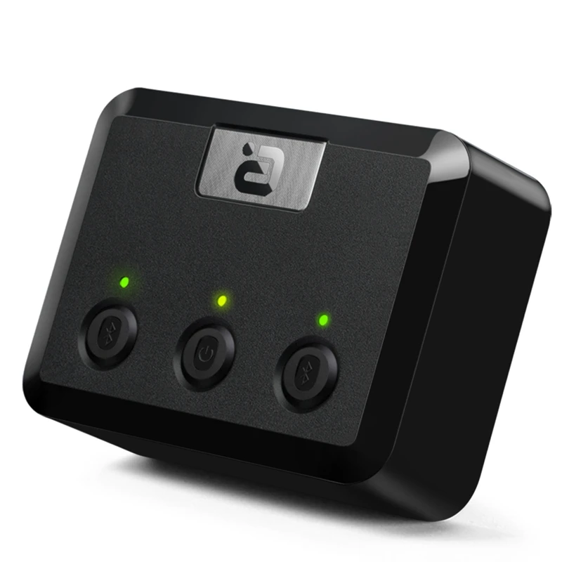 

Bluetooth 5.0 Transmitter 2 in 1 Wireless Adapter HD Audio 3.5mm Low Latency Optical RCA AUX for PC Computer TV Car Music Stereo