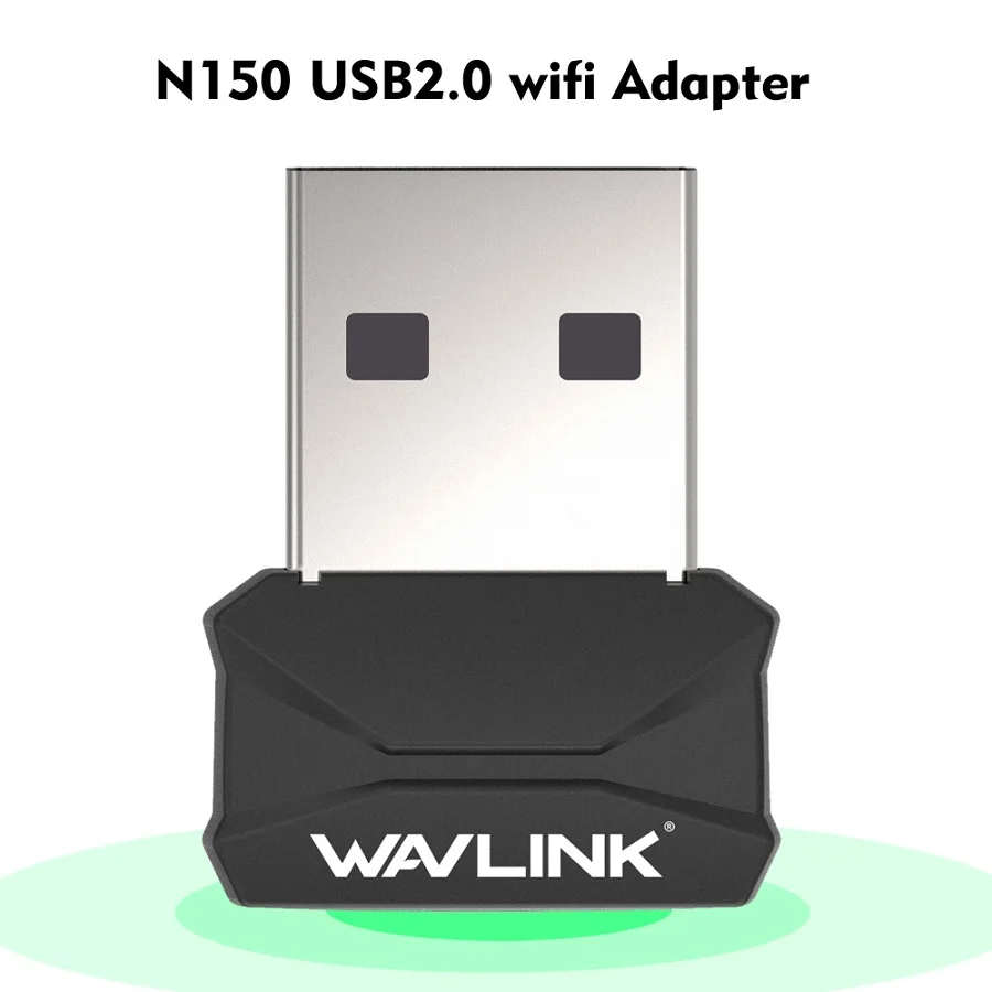 Wavlink USB2.0 AC600 USB wifi адаптер Wi-Fi адаптер Dual Band 2,4G/5G USB Беспроводной локальной сети картоприемник для ноутбук ПК настольный компьютер - Цвет: N150 wifi adapter