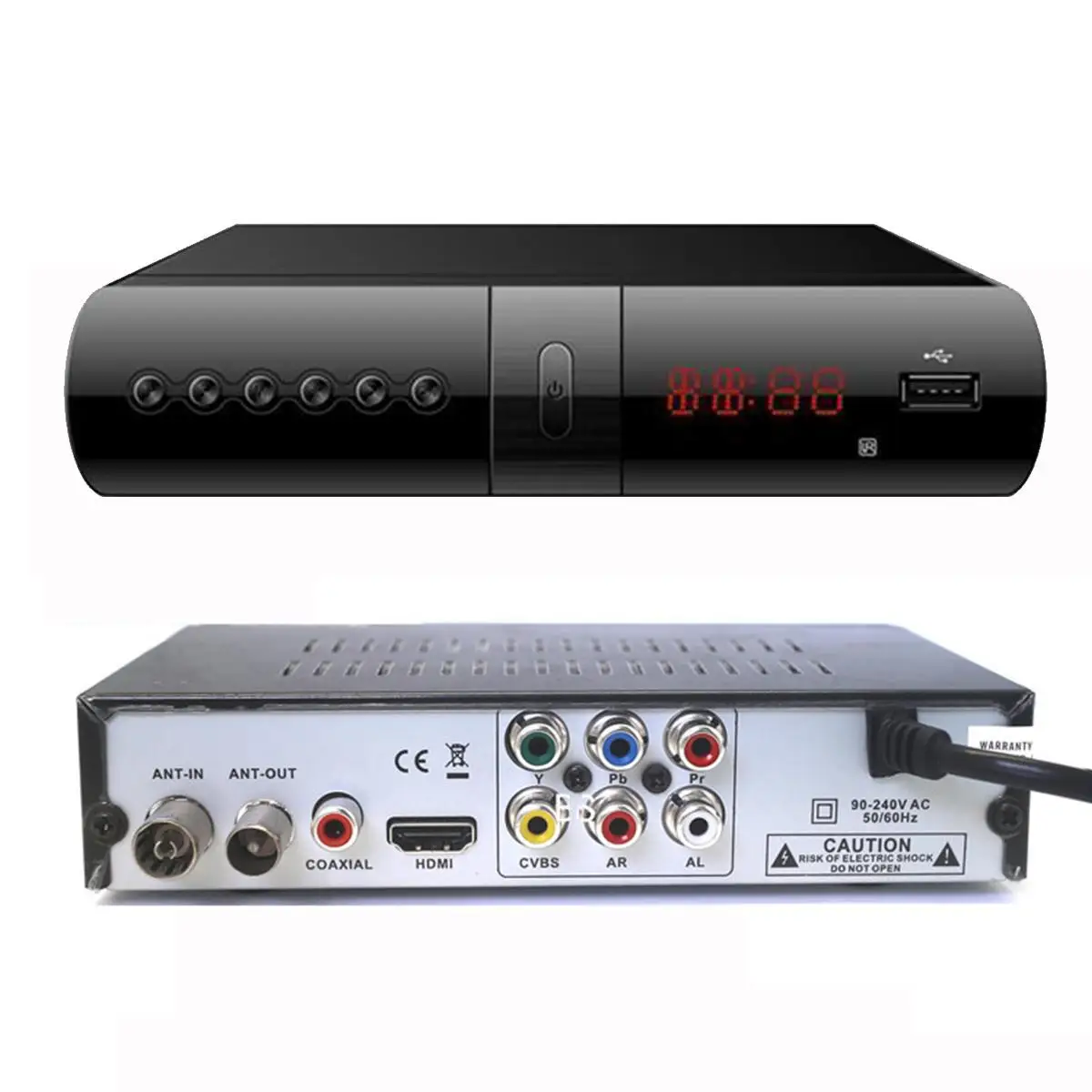 ЕС Plug DVB-T2 HD 1080P 110-240 в домашний ТВ ресивер телеприставка аудио видео цифровой ТВ приемник сигнала спутниковый ТВ приемник