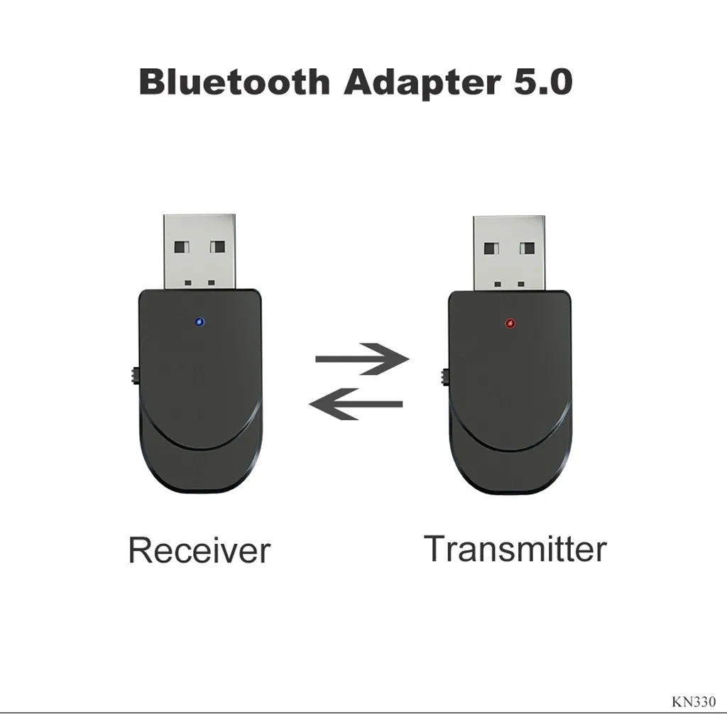 KN330 USB Bluetooth приемник 3,5 аудио передатчик адаптер для ТВ/ПК наушники Динамик