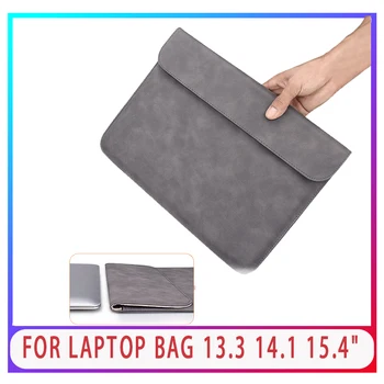 

Microfleece Laptop Sleeve bag Case For MacBook Air 13.3" Pro 14.1" 15.4 " Laptop Protective Case For HAUWEI XIAOMI Thinkpad DELL