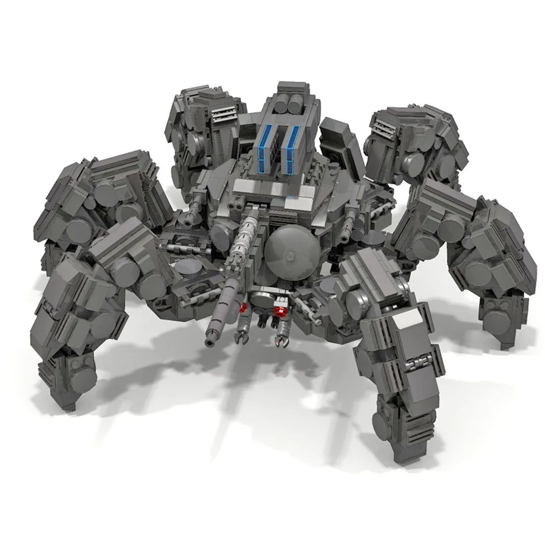 

1470Pcs MOC Multi-legged Tarantula Model Small Particle Building Blocks Educational Toy Set - Dark Grey