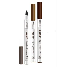 Ручка для бровей с 4 наконечниками стойкий водонепроницаемый отстойный гель для бровей крем для глаз макияж JS11