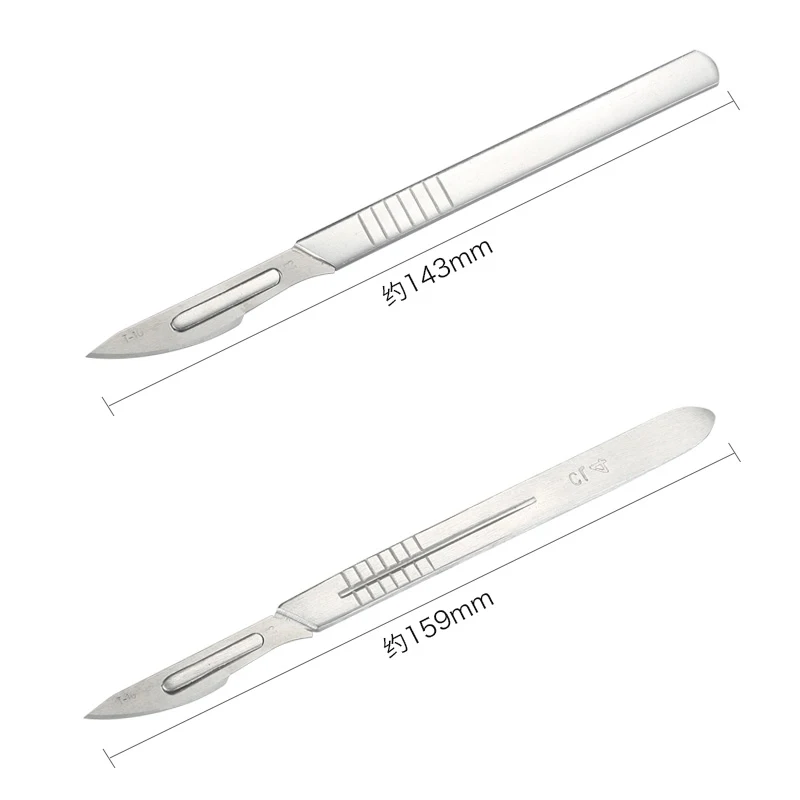 Нержавеющая сталь хирургический инструмент для бритья №1" №23" нож для педикюра ручка мобильного телефона обслуживания инструмент нож для резки обоев