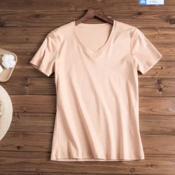 

LXS22 2020 New Reversible Mercerized Cotton Slim Short Sleeve T-Shirt