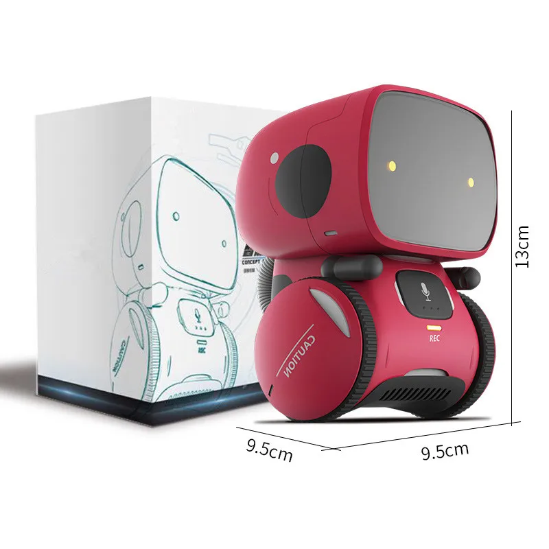 Newest Type Smart Robots Dance Voice Command English Versions Touch Control Toys Interactive Robot Cute Toy Baby Gifts For Kids