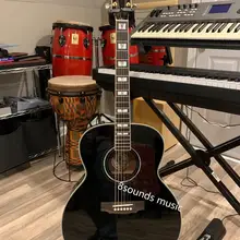 Профессиональная Гитара с 3 ручками звукосниматели Jumbo F50 винтажная гитара черный глянец guild акустическая электрогитара