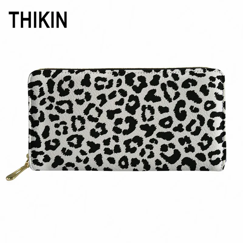 as picture THIKIN Zebra-stripe Женский Длинный дизайнерский кошелек клатч 3D Имитация животных текстура женский карман водонепроницаемый кошелек на молнии на заказ - Цвет: as picture