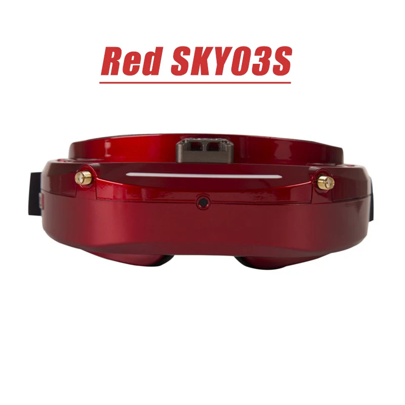 Skyzone SKY03O светодиодный/SKY03S 5,8 ГГц 48CH разнообразие FPV очки поддержка OSD DVR, HDMI и головной вентилятор светодиодный для радиоуправляемого дрона Accs - Цвет: Red SKY03S