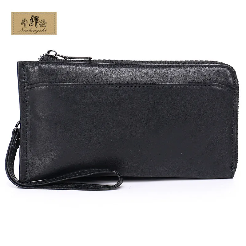 

2019 New Style MEN'S Handbag Full-grain Leather MEN'S Leather Wallet Men's Leather Wallet Handbag