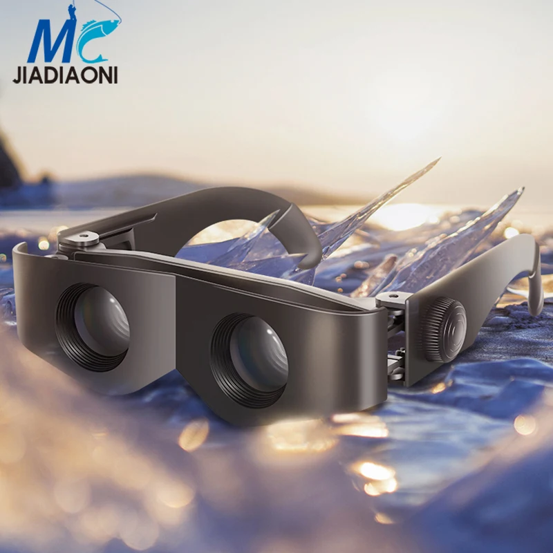 JIADIAONIFishing Magnifier Glasses Black Fishing Eyewear Special Telescope Folding Accessories Brand Design |