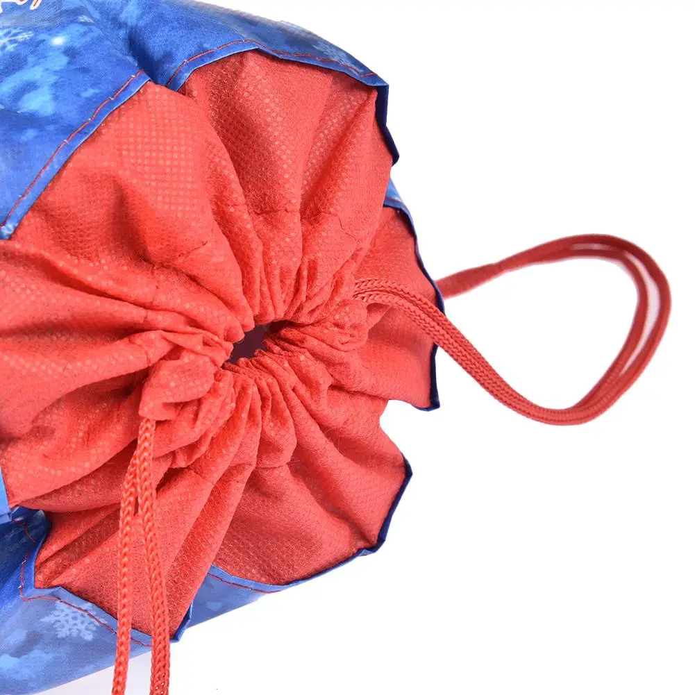 Santa Claus Bag Non-woven Reusable Drawstring Santa Sack Candy Bags Christmas Boys Girls Holiday Party Decorations Backpack Gift