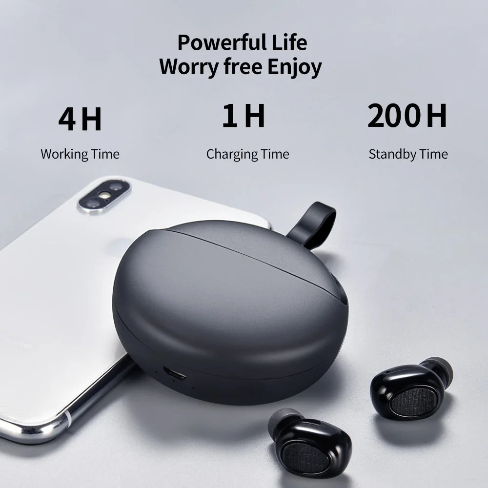 TOMKAS портативный TWS наушники беспроводные Bluetooth fone de ouvido bluetooth V5.0 HiFi