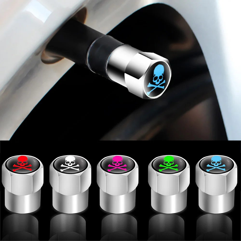 Ziciner Lot De 4 Bouchons De Valve De Pneu Anti-poussière Avec