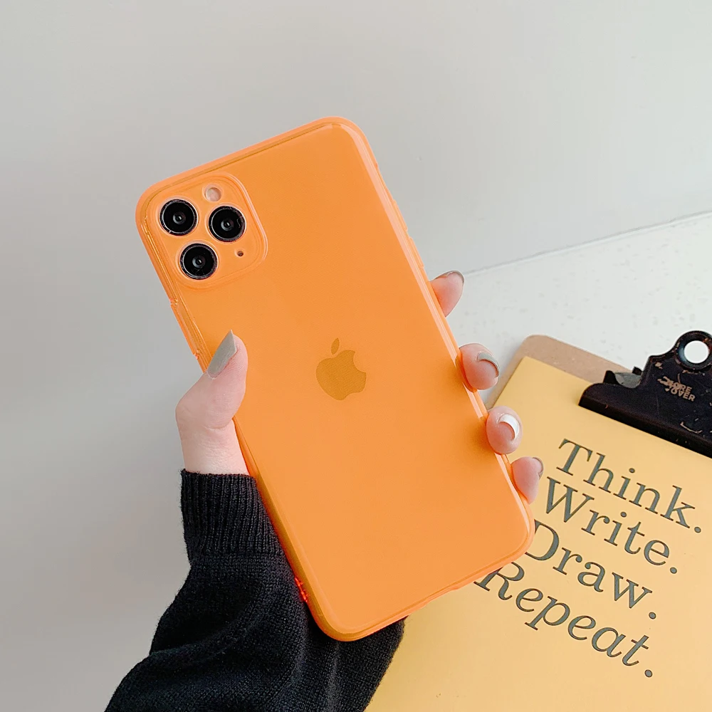 Vibrant Neon Fluorescent Color Phone Cases - Fully Protected Soft Cover
