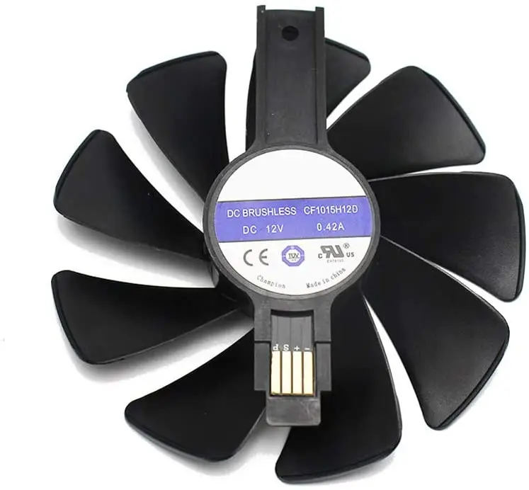 95mm CF1015H12D DC12V Kühler Lüfter Ersetzen Für Sapphire NITRO RX480 8G RX 470 4G GDDR5 RX570 4G/8G D5 RX580 8G OC – Detail 1